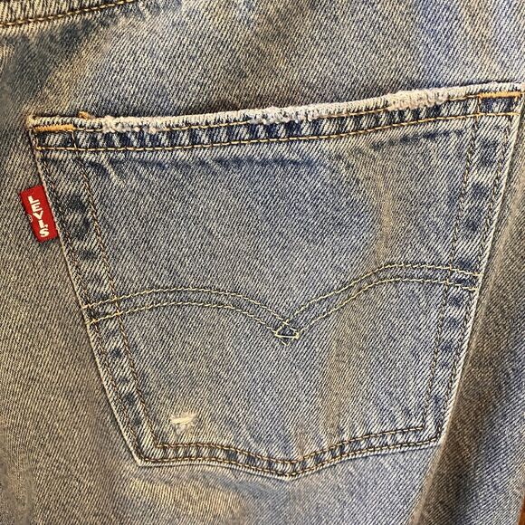 NWT ~ Levi's 501 Original Men's Blue Straight Leg Big E Jeans Size 30 x 30 - Picture 8 of 15